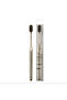 Gold and Silver Color Toothbrush with Black Bristles (2 Pieces) - 7