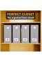 1-Pack Foldable Storage Bags,Closet Organizers with Reinforced Handles,Visual Windows,Gray - 5