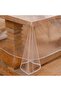 Clear Vinyl Table Cover Protector, Waterproof PVC Tablecloth for Dining Protection - 5