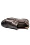Hoka (Bunion) Bone Protrusion Special Genuine Leather Orthopedic Men's Casual Shoes Brown - 7