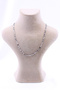 Moonstone Necklace Natural Stone Faceted Cut 3 mm