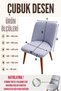 Kitchen Chair Cover Large Oval Jacquard Washable Stretch Elastic Chair Cover (1 Piece) - 2