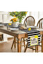 Lemonade Summer Themed Black Striped Decorative 4-Piece Throw Pillow Cover and Runner Set - 4