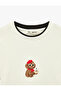 Slim Fit Short Sleeve Crew Neck Modal Blend Dog Embroidered T-Shirt - 6
