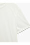 Regular Fit Short Sleeve Basic Sports T-Shirt with Stitching Detail and Crew Neck - 5