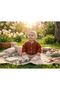 Unisex Knitwear Oversize Children's Cardigan with Wooden Button Detail