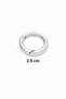 4 Pieces of Metal Spring Ring Mechanism - Bag Ring - (Inner Diameter 2.5cm - Outer Diameter 3.5cm) - 2