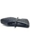 Feles belted knit detail women's ballet flats - black - 6