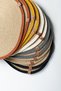 2 Pieces 30x40cm Oval Black Striped American Service Wicker Jute Braid Charger Presentation Set - 8