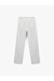 Three-Thread Ribbed Pocketed Wide-Leg Sweatpants - 4