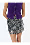 Sequined Slim Fit Mini A-Line Evening Dress Skirt - 4