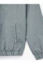 Cotton Long Sleeve Zippered Oversize Hooded Jean Jacket - 7