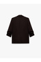 3/4 Sleeve Buttoned Pocket Detailed Double Breasted Collar Blazer Jacket - 5