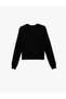 Long Sleeve Crew Neck Stone Knit Sweater - 4