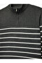 Regular Fit Long Sleeve Basic Half Zip Knit Sweater - 6