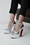 Rigelssss Gold Mirror Double Platform Special Design Women's Shoes - 2