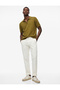 Regular Fit Viscose Blended Buttoned Polo Collar Short Sleeve Knitwear T-Shirt - 3