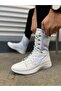 Jy799 Verton Lace-Up Orthopedic Sole Casual Leather Men's Military Boots Cbt White - 3