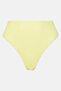 Women Ribbed Pull On Bikini Bottom, Light Green - 3