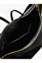 Faux Leather Straps with Zipper and Lace Detail Shoulder Bag - 5