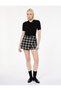 Half Button Short Sleeve Polo Neck Knitwear Sweater - 2