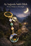 Moonlight Shelter Natural Stone Keychain/Bag Ornament with Crescent and Mountain Figures (Citrine-Nephrite-Aventurine) - 2