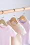 Set of 3 100% Cotton Camisole Baby and Children's Envelope Collar Bodysuit & Bodysuit - 3