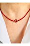 Minimal Natural Stone Flower Necklace 42 cm - 3
