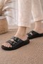 Women's Flat Heel Orthopedic Daily Slippers Comfortable Lightweight Stylish Massage Inside Young Mother Slippers - 2