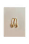 Rhinestone Safety Pin Earrings - 2