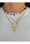 Colorful Baguette Stone Choker - 2