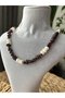 Lal(Garnet) - Pearl Necklace