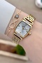 Gold Color 24 mm Women's Wristwatch with Gift Packaging - 2