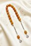 Stick-Shaped Amber Zaza Prayer Beads / High-End Product with Countersunk Holes