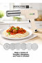 Rechargeable Noodle Maker RF13156 Indian String Hoppers Idiyappam 6 molds Assorted Colors - 6