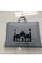 Foldable Prayer Mat with Backrest,Gray,110x55cm,Portable for Meditation - 5