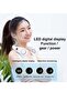360° Adjustable Bladeless Neck Fan,Ultra Quiet Rapid Cooling,4000mAh Rechargeable,Green - 4