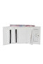 White Genuine Leather Women's Wallet - S1Cb00005633-B69 - 3