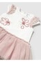 Baby Girl Tulle Detailed Dress - 2