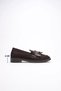 Women's Bitter Brown Casual Loafer Shoes with Tassel Accessories - 5