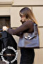 Shopper Bag Shoulder Bag with Belt Accessory Bitter Brown