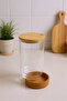 Corki Glass Storage Container with Cork Base - 6