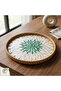 Almina Handmade Rattan Tray 30 cm – Natural Wicker Presentation Tray, Bohemian Decorative Serving Tray - 2