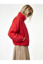 Crinkle Parachute Fabric Long Sleeve Pocketed Zippered Stand Collar Crop Raincoat - 2