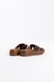 Bitter Brown Genuine Leather Slippers Tr31My53F - 6