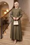 Sarev Hijab Dress 1694 - Khaki - 5