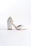 Women's White Heeled Shoes Tr08Ms32B - 2