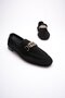 Women's Black Buckle Detailed Shoes Tr27Ms02A - 5