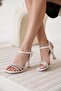 White Women's Stone Sandals Tr20My15B - 2