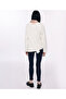 Raw Edge Detail V-Neck Sweater - 5